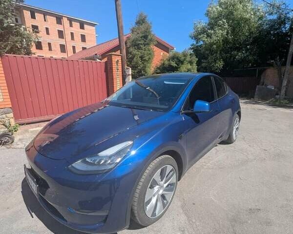 Синий Тесла Model Y, объемом двигателя 0 л и пробегом 84 тыс. км за 28500 $, фото 13 на Automoto.ua