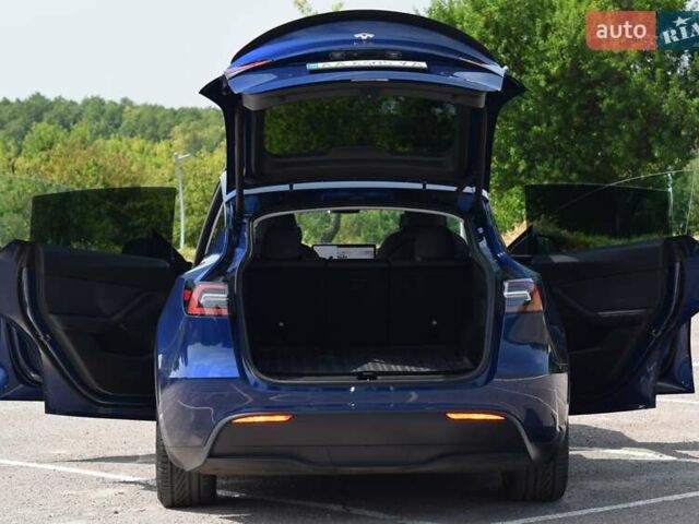 Синий Тесла Model Y, объемом двигателя 0 л и пробегом 81 тыс. км за 25499 $, фото 18 на Automoto.ua