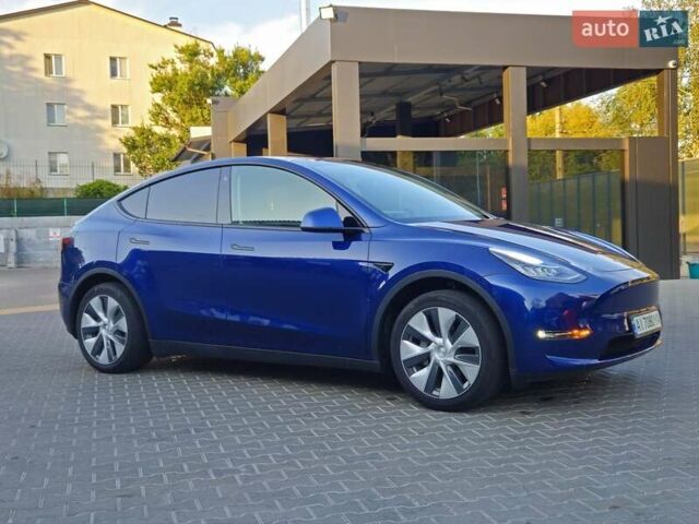 Синий Тесла Model Y, объемом двигателя 0 л и пробегом 99 тыс. км за 26500 $, фото 14 на Automoto.ua