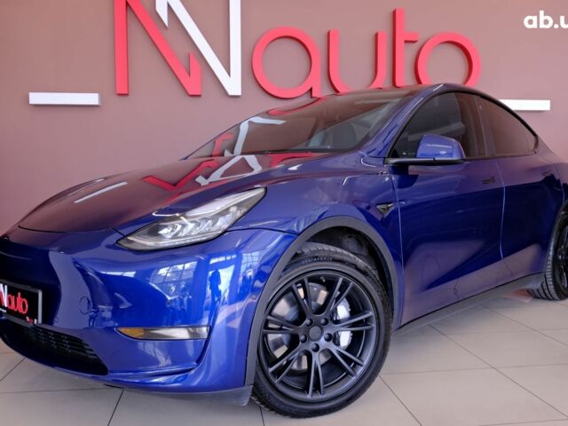 Синий Тесла Model Y, объемом двигателя 0 л и пробегом 76 тыс. км за 19900 $, фото 1 на Automoto.ua