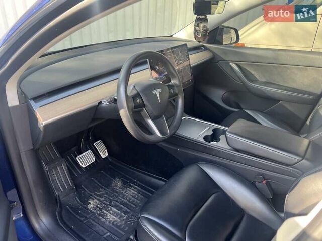 Синий Тесла Model Y, объемом двигателя 0 л и пробегом 101 тыс. км за 23999 $, фото 6 на Automoto.ua