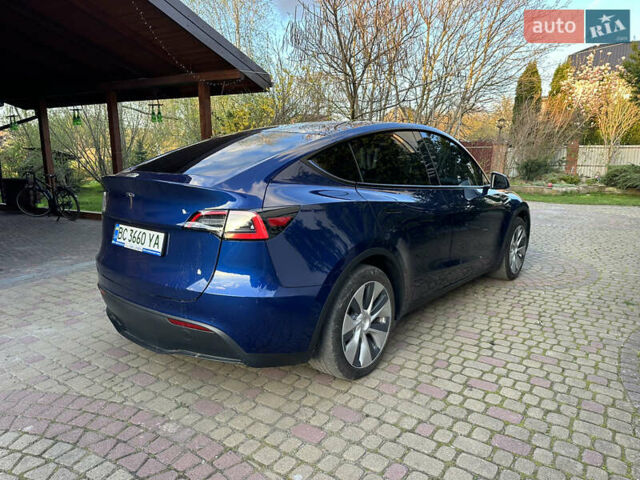 Синий Тесла Model Y, объемом двигателя 0 л и пробегом 34 тыс. км за 28000 $, фото 6 на Automoto.ua