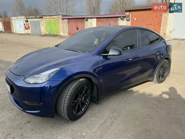 Синий Тесла Model Y, объемом двигателя 0 л и пробегом 101 тыс. км за 23999 $, фото 25 на Automoto.ua
