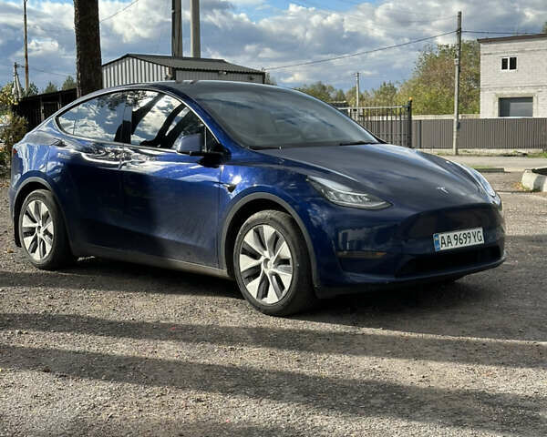 Синий Тесла Model Y, объемом двигателя 0 л и пробегом 116 тыс. км за 22999 $, фото 2 на Automoto.ua