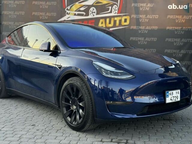 Синий Тесла Model Y, объемом двигателя 0 л и пробегом 83 тыс. км за 28000 $, фото 2 на Automoto.ua