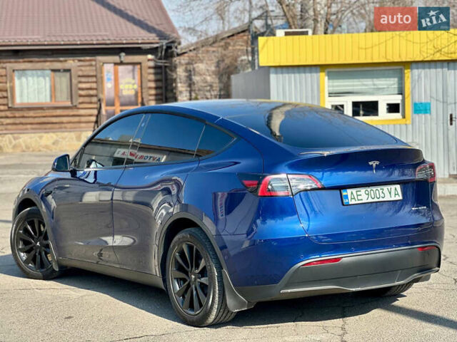 Синий Тесла Model Y, объемом двигателя 0 л и пробегом 33 тыс. км за 23300 $, фото 15 на Automoto.ua