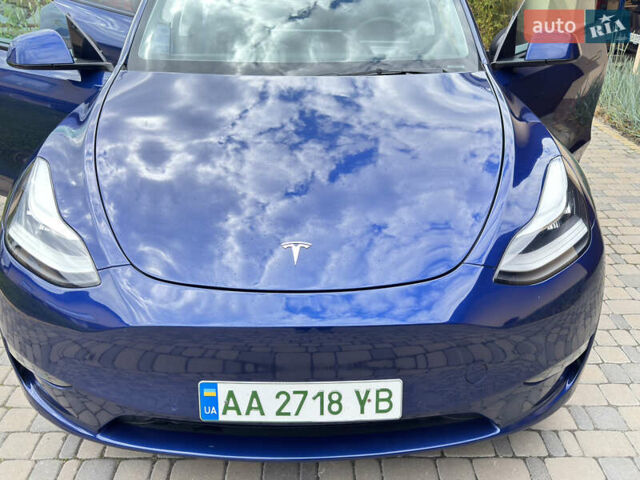 Синий Тесла Model Y, объемом двигателя 0 л и пробегом 57 тыс. км за 24300 $, фото 7 на Automoto.ua