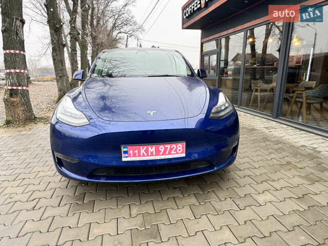 Синій Тесла Model Y, об'ємом двигуна 0 л та пробігом 44 тис. км за 23500 $, фото 2 на Automoto.ua
