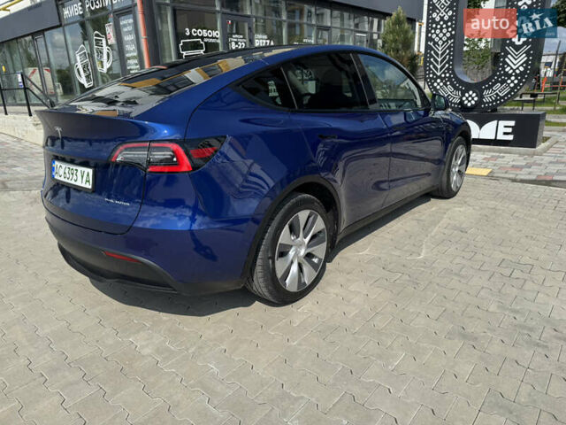 Синий Тесла Model Y, объемом двигателя 0 л и пробегом 83 тыс. км за 24999 $, фото 7 на Automoto.ua