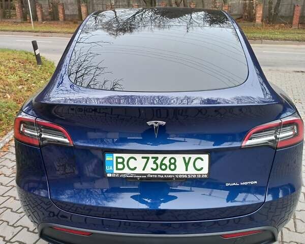 Синий Тесла Model Y, объемом двигателя 0 л и пробегом 91 тыс. км за 25850 $, фото 7 на Automoto.ua