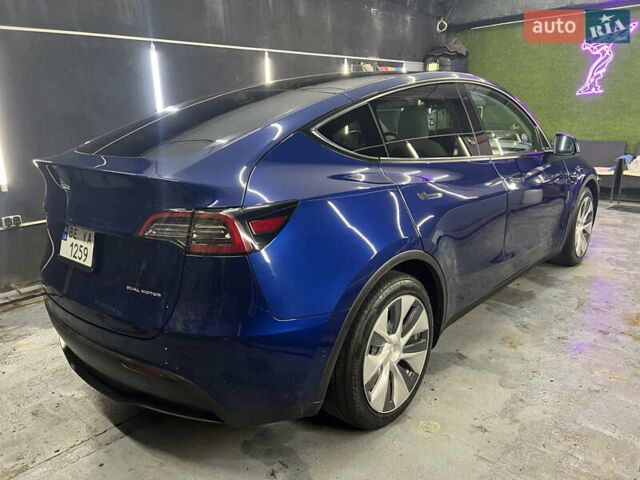 Синий Тесла Model Y, объемом двигателя 0 л и пробегом 126 тыс. км за 22500 $, фото 4 на Automoto.ua
