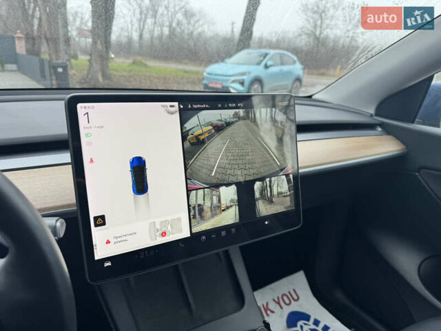 Синій Тесла Model Y, об'ємом двигуна 0 л та пробігом 44 тис. км за 23500 $, фото 20 на Automoto.ua
