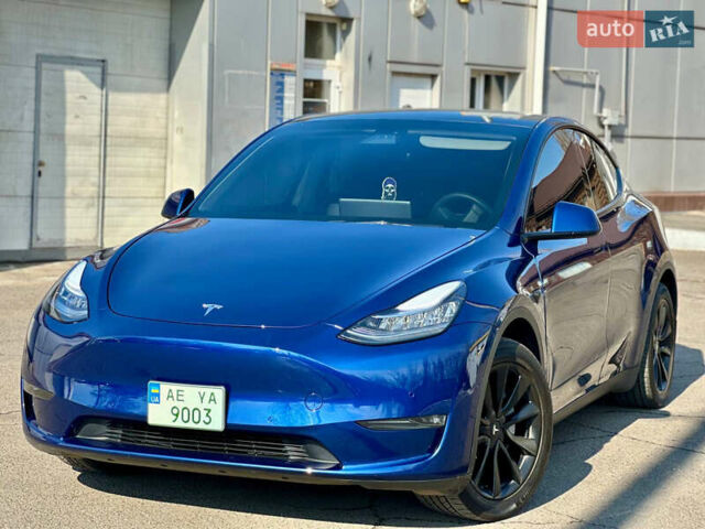Синий Тесла Model Y, объемом двигателя 0 л и пробегом 33 тыс. км за 23300 $, фото 2 на Automoto.ua