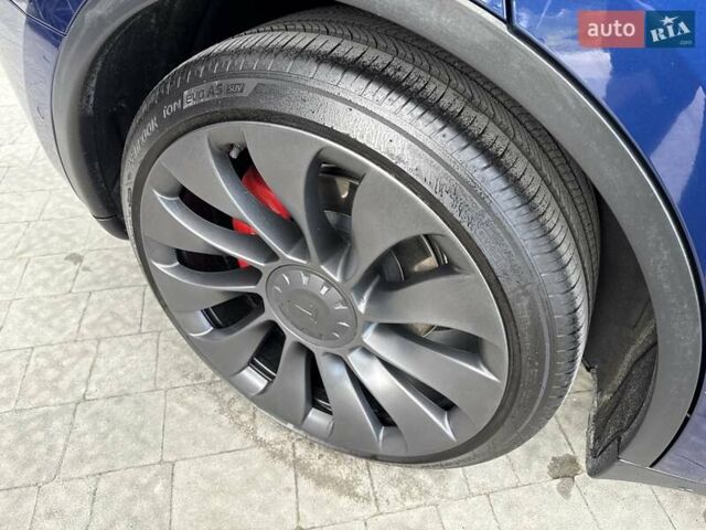 Синий Тесла Model Y, объемом двигателя 0 л и пробегом 87 тыс. км за 23900 $, фото 35 на Automoto.ua