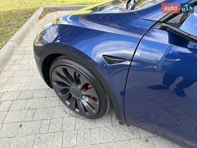 Синий Тесла Model Y, объемом двигателя 0 л и пробегом 87 тыс. км за 23900 $, фото 27 на Automoto.ua