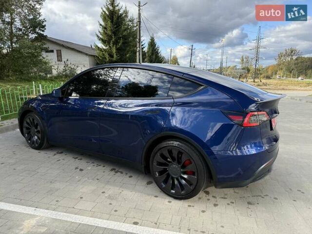 Синий Тесла Model Y, объемом двигателя 0 л и пробегом 86 тыс. км за 25900 $, фото 55 на Automoto.ua