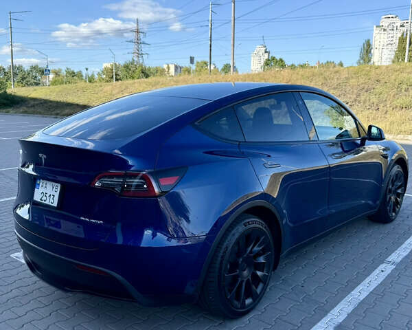 Синий Тесла Model Y, объемом двигателя 0 л и пробегом 48 тыс. км за 27500 $, фото 3 на Automoto.ua