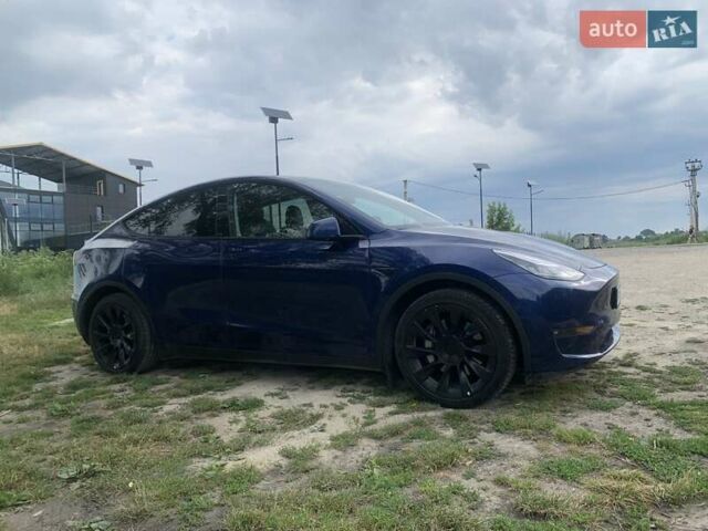 Синий Тесла Model Y, объемом двигателя 0 л и пробегом 75 тыс. км за 22900 $, фото 8 на Automoto.ua