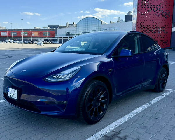 Синий Тесла Model Y, объемом двигателя 0 л и пробегом 48 тыс. км за 27500 $, фото 7 на Automoto.ua