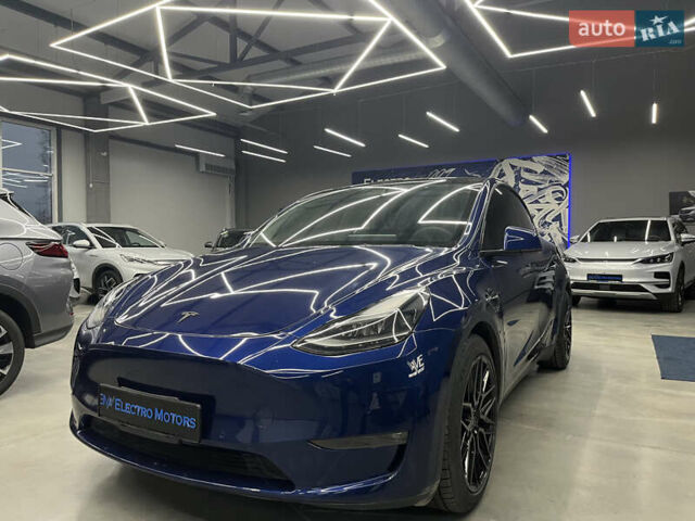 Синий Тесла Model Y, объемом двигателя 0 л и пробегом 68 тыс. км за 29900 $, фото 2 на Automoto.ua