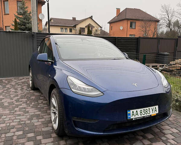 Синий Тесла Model Y, объемом двигателя 0 л и пробегом 93 тыс. км за 18800 $, фото 2 на Automoto.ua