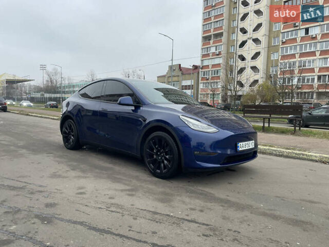 Синий Тесла Model Y, объемом двигателя 0 л и пробегом 127 тыс. км за 22300 $, фото 1 на Automoto.ua