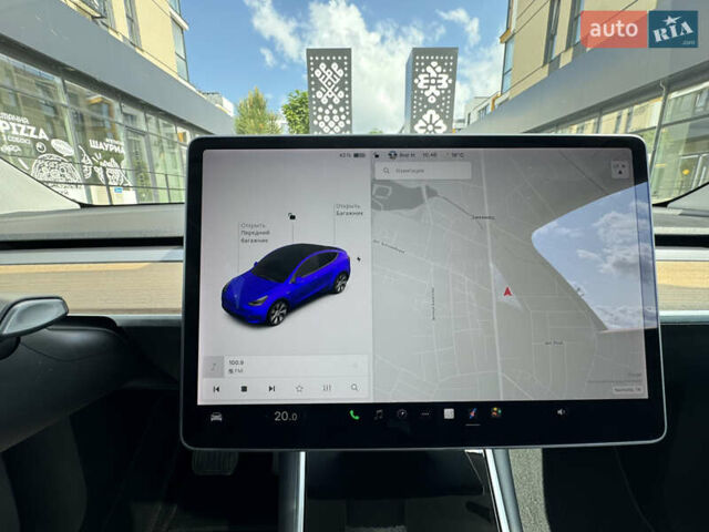 Синий Тесла Model Y, объемом двигателя 0 л и пробегом 83 тыс. км за 24999 $, фото 35 на Automoto.ua