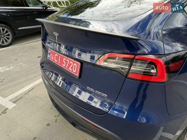 Синий Тесла Model Y, объемом двигателя 0 л и пробегом 86 тыс. км за 25900 $, фото 64 на Automoto.ua