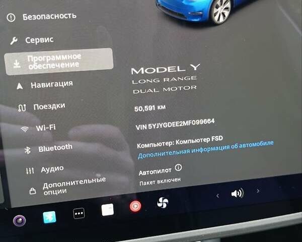 Синий Тесла Model Y, объемом двигателя 0 л и пробегом 50 тыс. км за 26500 $, фото 9 на Automoto.ua