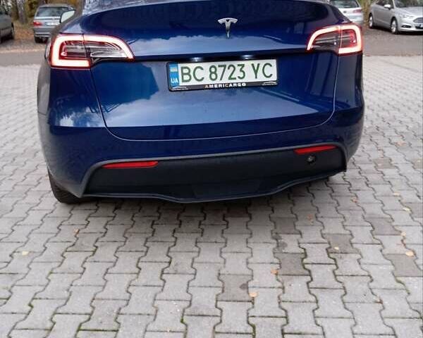 Синий Тесла Model Y, объемом двигателя 0 л и пробегом 51 тыс. км за 25999 $, фото 7 на Automoto.ua