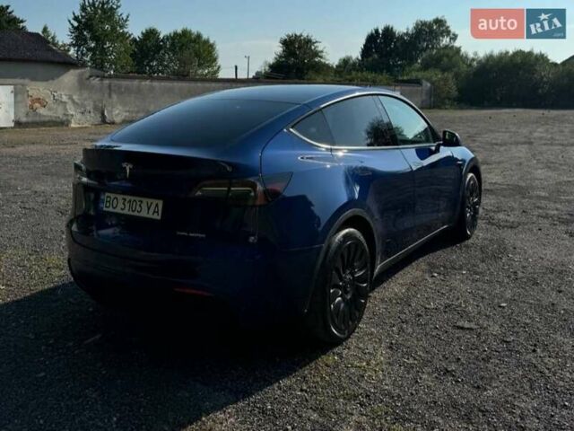Синий Тесла Model Y, объемом двигателя 0 л и пробегом 72 тыс. км за 24800 $, фото 5 на Automoto.ua