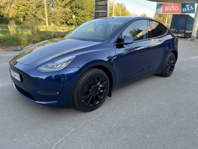 Синий Тесла Model Y, объемом двигателя 0 л и пробегом 68 тыс. км за 25000 $, фото 8 на Automoto.ua