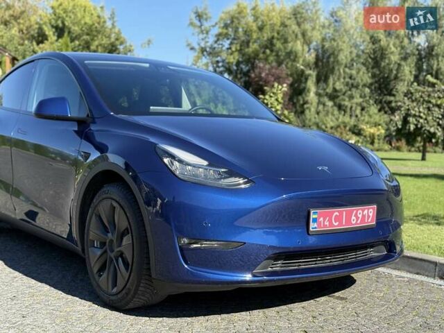 Синий Тесла Model Y, объемом двигателя 0 л и пробегом 80 тыс. км за 25300 $, фото 44 на Automoto.ua