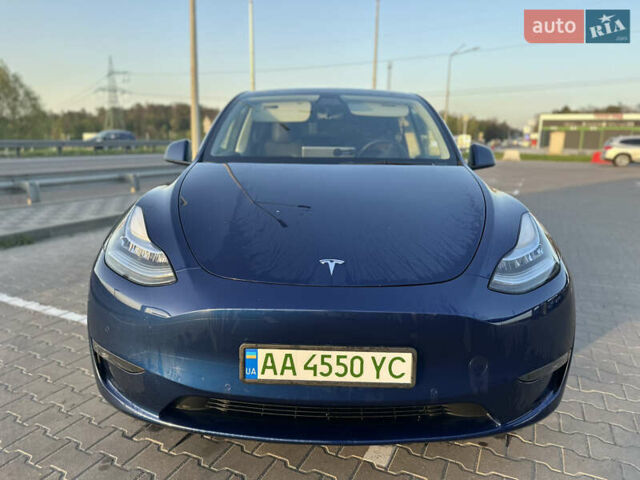 Синий Тесла Model Y, объемом двигателя 0 л и пробегом 86 тыс. км за 25000 $, фото 3 на Automoto.ua