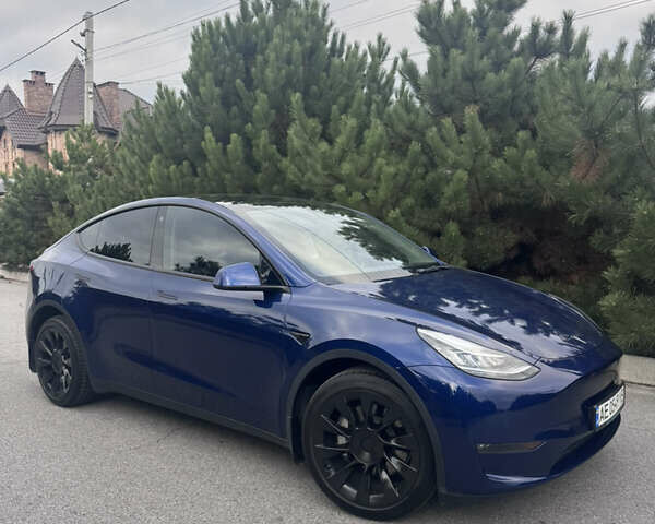 Синий Тесла Model Y, объемом двигателя 0 л и пробегом 52 тыс. км за 30900 $, фото 53 на Automoto.ua