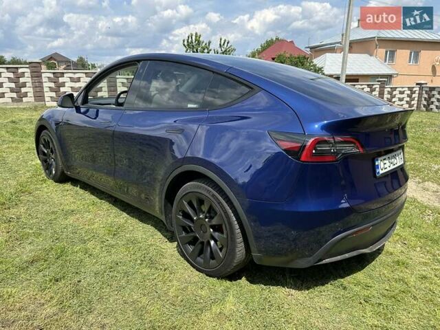 Синий Тесла Model Y, объемом двигателя 0 л и пробегом 45 тыс. км за 25990 $, фото 6 на Automoto.ua