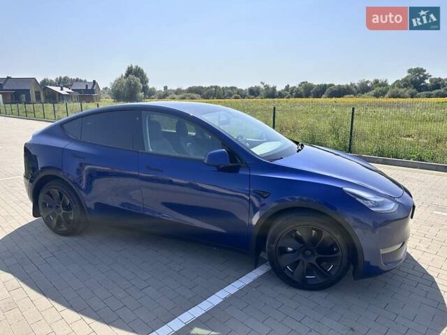 Синий Тесла Model Y, объемом двигателя 0 л и пробегом 48 тыс. км за 26700 $, фото 4 на Automoto.ua