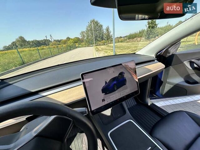Синий Тесла Model Y, объемом двигателя 0 л и пробегом 48 тыс. км за 26700 $, фото 32 на Automoto.ua