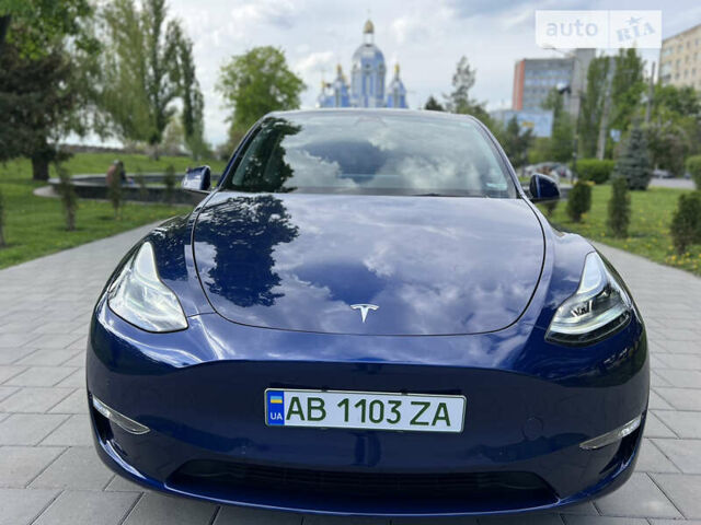 Синій Тесла Model Y, об'ємом двигуна 0 л та пробігом 45 тис. км за 35000 $, фото 8 на Automoto.ua