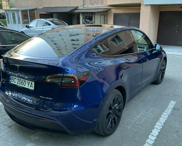 Синий Тесла Model Y, объемом двигателя 0 л и пробегом 24 тыс. км за 35500 $, фото 5 на Automoto.ua