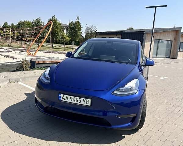 Синий Тесла Model Y, объемом двигателя 0 л и пробегом 48 тыс. км за 26700 $, фото 2 на Automoto.ua