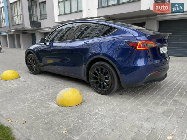 Тесла Model Y 2022 в Днепре (Днепропетровске) на Automoto.ua Синий Тесла Model Y, объемом двигателя 0 л и пробегом 57 тыс. км за 25499 $, фото 2 на Automoto.ua