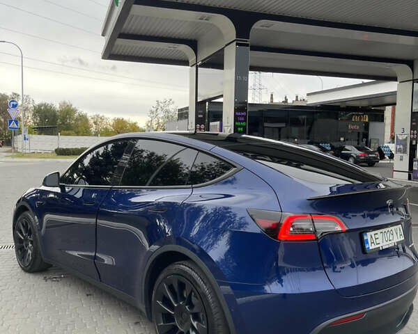 Тесла Model Y 2022 в Днепре (Днепропетровске) на Automoto.ua Синий Тесла Model Y, объемом двигателя 0 л и пробегом 57 тыс. км за 25499 $, фото 12 на Automoto.ua