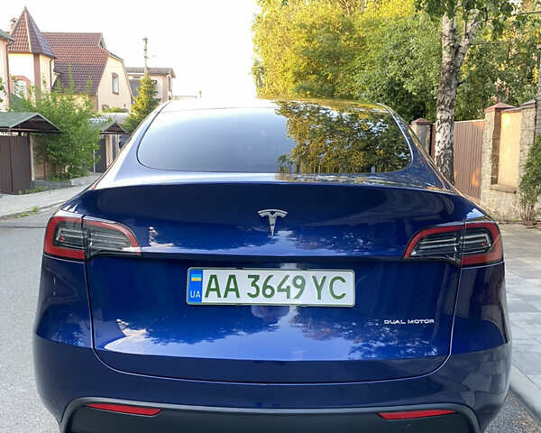 Тесла Model Y 2022 в Киеве на Automoto.ua Синий Тесла Model Y, объемом двигателя 0 л и пробегом 54 тыс. км за 26600 $, фото 12 на Automoto.ua