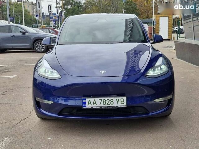Тесла Model Y 2022 в Киеве на Automoto.ua Синий Тесла Model Y, объемом двигателя 0 л и пробегом 25 тыс. км за 31900 $, фото 1 на Automoto.ua