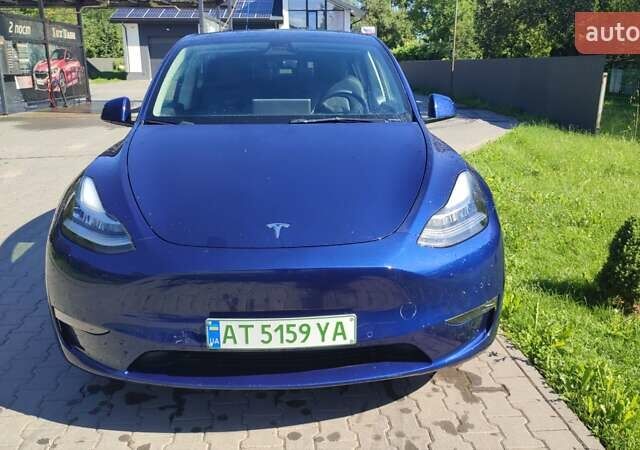 Синий Тесла Model Y, объемом двигателя 0 л и пробегом 54 тыс. км за 29900 $, фото 8 на Automoto.ua