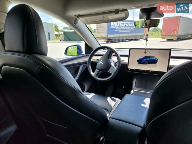Синий Тесла Model Y, объемом двигателя 0 л и пробегом 37 тыс. км за 25900 $, фото 28 на Automoto.ua