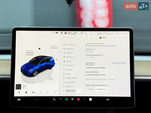 Синий Тесла Model Y, объемом двигателя 0 л и пробегом 40 тыс. км за 29999 $, фото 21 на Automoto.ua