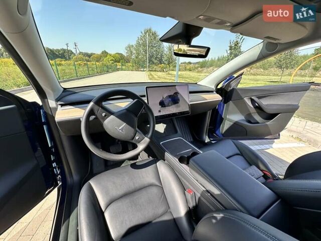 Синий Тесла Model Y, объемом двигателя 0 л и пробегом 48 тыс. км за 26700 $, фото 31 на Automoto.ua