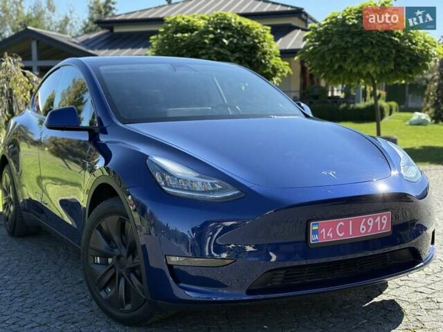 Синий Тесла Model Y, объемом двигателя 0 л и пробегом 80 тыс. км за 25300 $, фото 38 на Automoto.ua